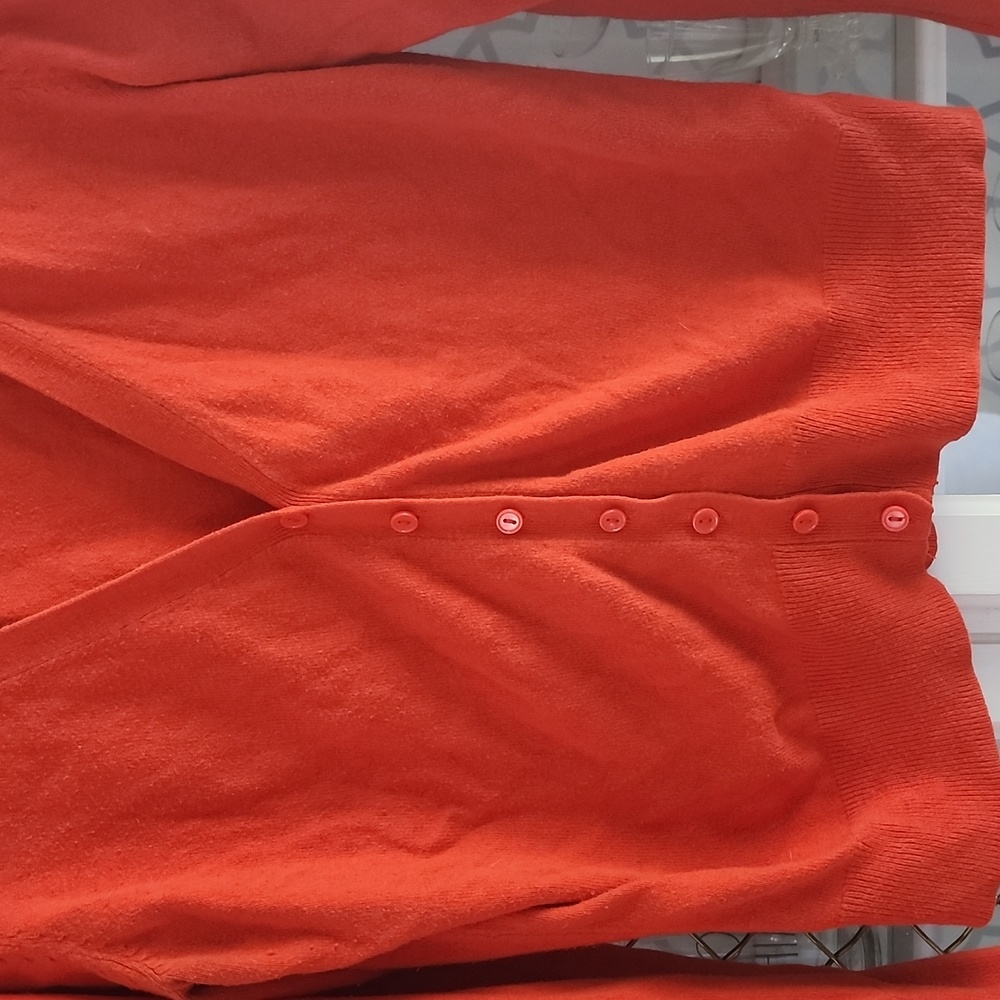 Worthington Orange Cardigan - Picture 2 of 5